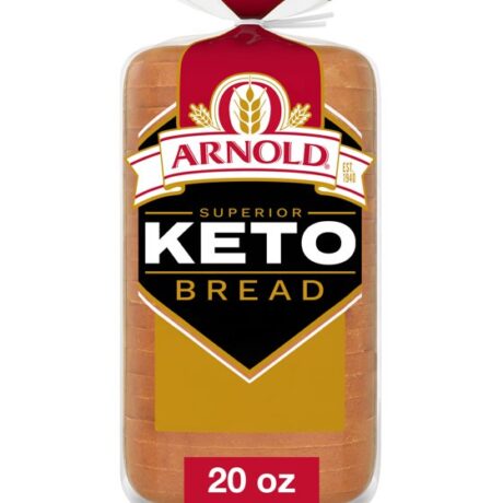 Arnold Superior Keto Bread, 20 oz, Plain White Bread, Bag