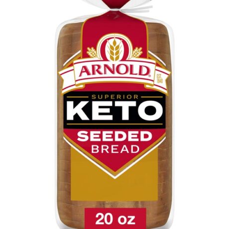 Arnold Superior Keto Bread, 20 oz, Seeded White Bread, Bag