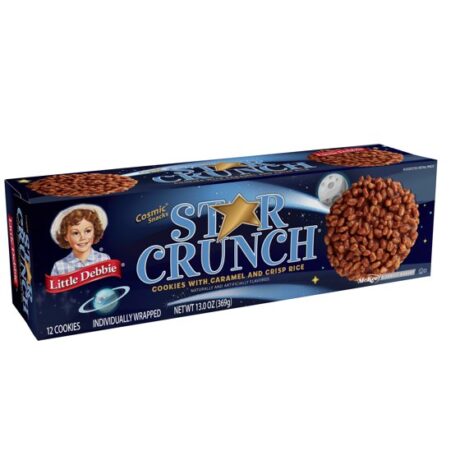 Little Debbie Star Crunch Cosmic Snacks, 13 oz (12 count)