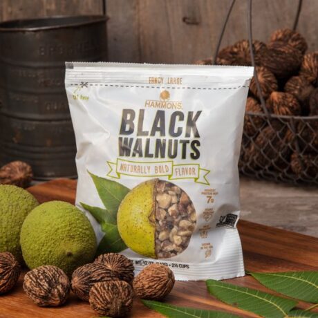Hammons Black Walnuts Large Pieces, 12 oz