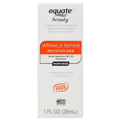 Equate Wrinkle Repair Moisturizer, SPF 30, 1 oz