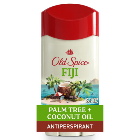 Old Spice Deodorant for Men, Invisible Solid, Antiperspirant Deodorant Stick, Fiji, 3.4 oz