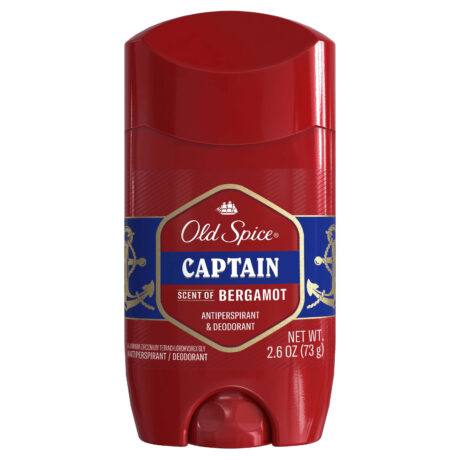 Old Spice Antiperspirant Deodorant for Men, Solid Stick, Captain, 2.6 oz