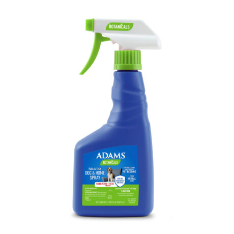 ADAMS Botanicals Flea and Tick Dog and Home Spray, Plant-based Formula, 16 oz