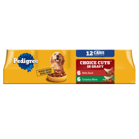 Pedigree Choice Cuts In Gravy With Beef Multipack Adult Canned Wet Dog Food, 13.2 Oz. Cans 12 Pack