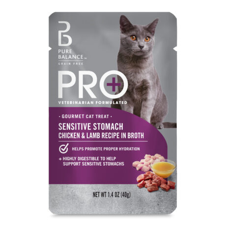 Pure Balance Pro+ Sensitive Stomach Chicken & Lamb Recipe in Broth, 1.4 oz