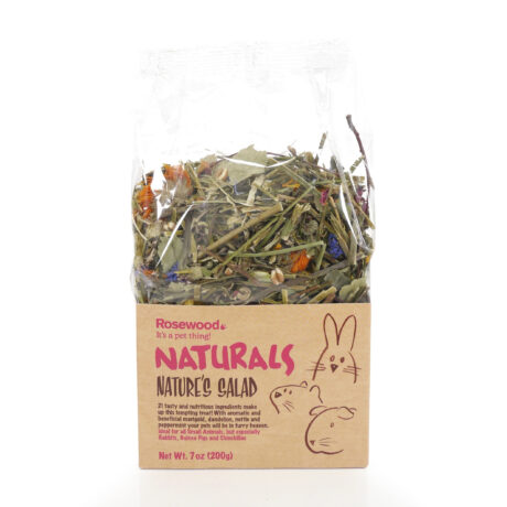 Rosewood Naturals Nature's Salad Rabbit, Guinea Pig, & Chinchilla Treat