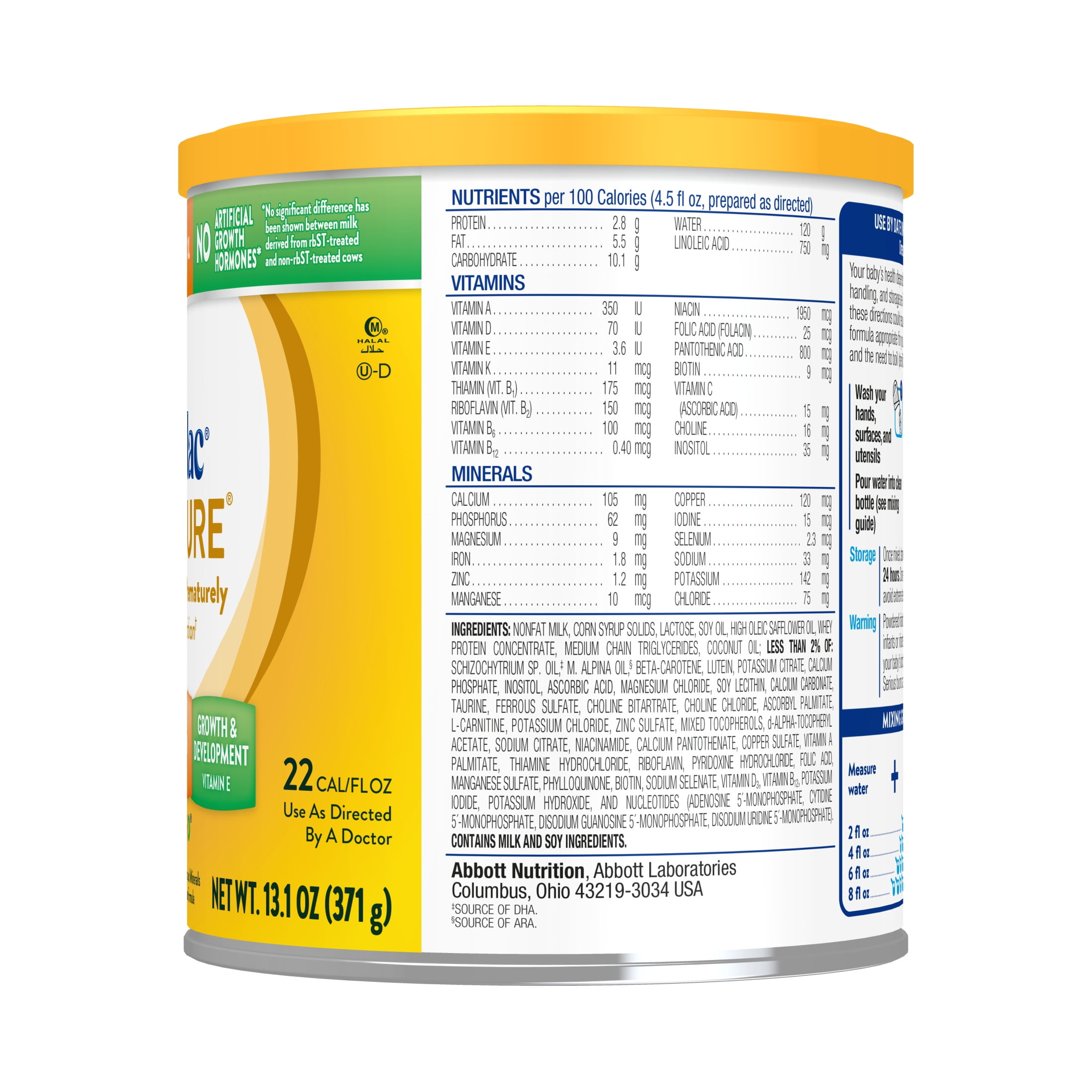 Similac NeoSure Premature Post-Discharge Baby Formula Powder, 13.1-oz ...