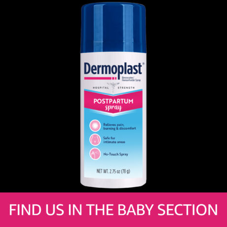 Dermoplast Postpartum Perineal Pain Relief Spray, Unscented, 2.75 oz