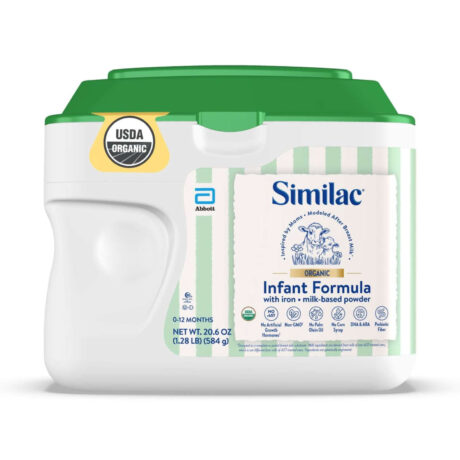 Pure Bliss by Similac Organic Powder Baby Formula, USDA-Certified Organic, 20.6-oz Tub