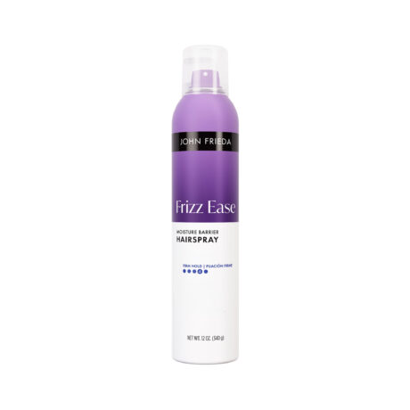 John Frieda Frizz Ease Moisture Barrier Firm Hold Styling Hairspray, Anti Frizz Control, 12 oz